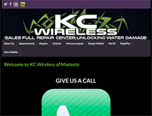 Tablet Screenshot of kcwirelessmodesto.net